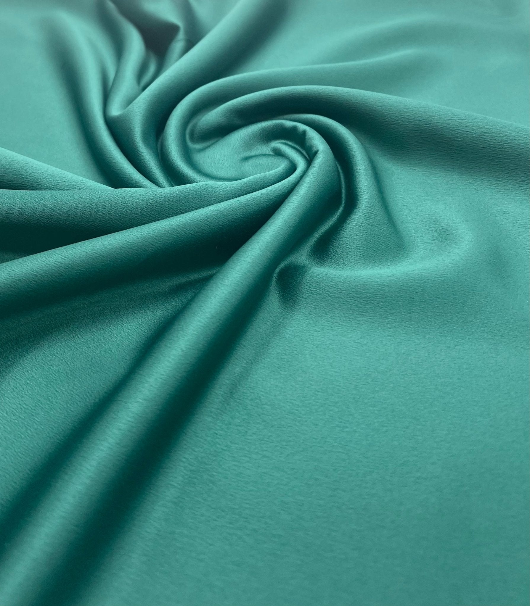 Green Satin Dress Craft Non Stretch Fabric - T9 Fabrics