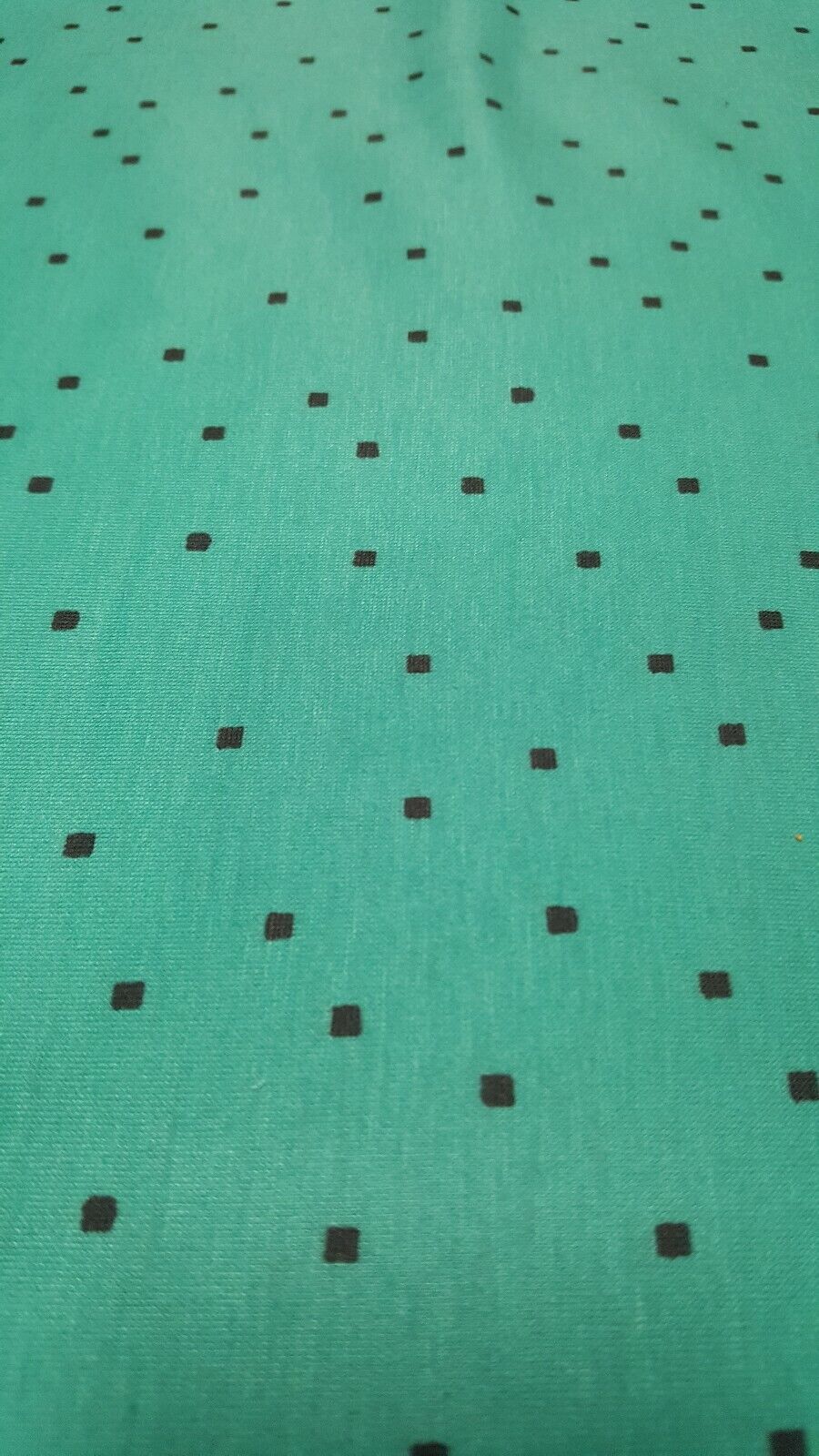 Green Small Square Print Spun Poly Stretch Fabric - T9 Fabrics