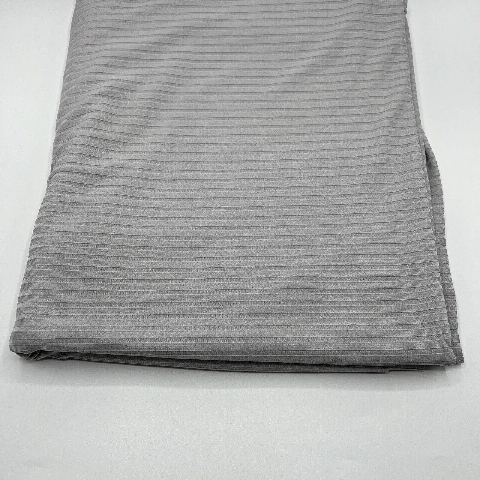 Grey 8x4 Wide Rib Stretch Fabric - T9 Fabrics