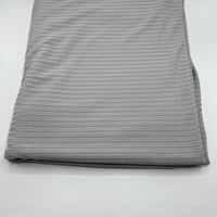 Grey 8x4 Wide Rib Stretch Fabric - T9 Fabrics