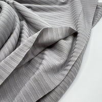 Grey 8x4 Wide Rib Stretch Fabric - T9 Fabrics