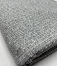 Grey 8x4 Wide Soft Rib Stretch Fabric - T9 Fabrics