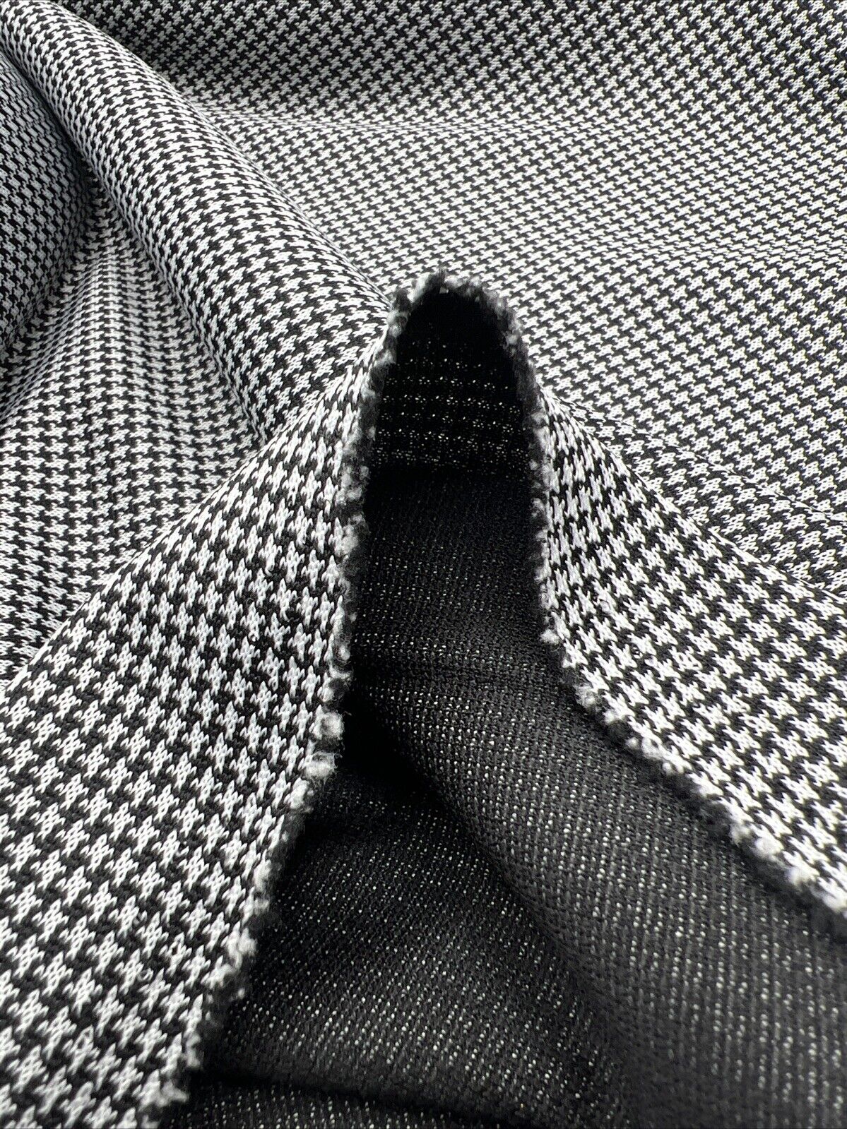 Grey Black Jacquard Fabric - T9 Fabrics