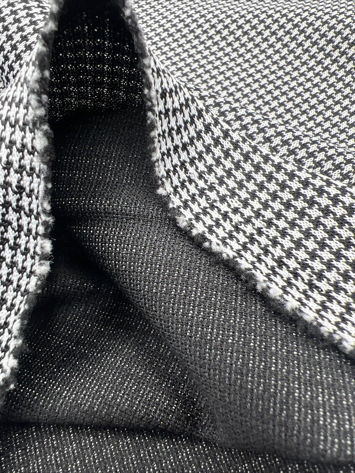 Grey Black Jacquard Fabric - T9 Fabrics