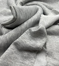 Grey French Terry Loopback Fabric - T9 Fabrics