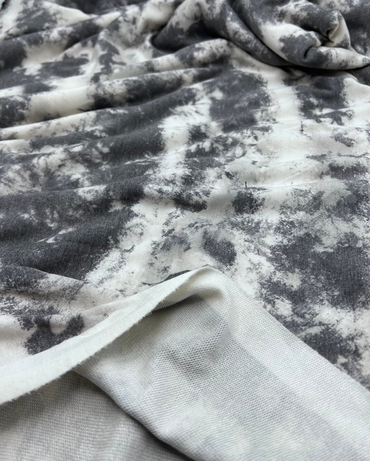 Grey Mix French Terry Loopback Fabric - T9 Fabrics