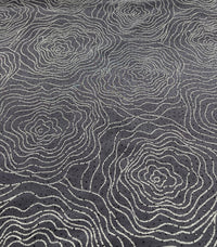 Grey Patterned Glitter Sequin 4 Way Stretch Dress Craft Fabric - T9 Fabrics