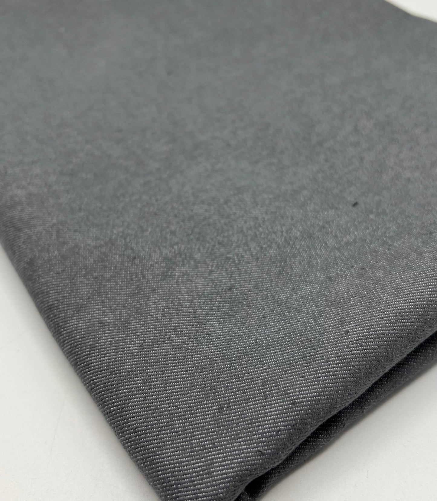 Grey Plain Washed Stretch Denim 280GSM - T9 Fabrics