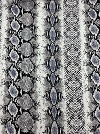 Grey Snakeskin Print Viscose Elastane Fabric - T9 Fabrics