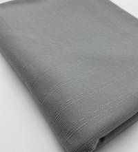 Grey Soft Striped Textured Stretch Fabric - T9 Fabrics