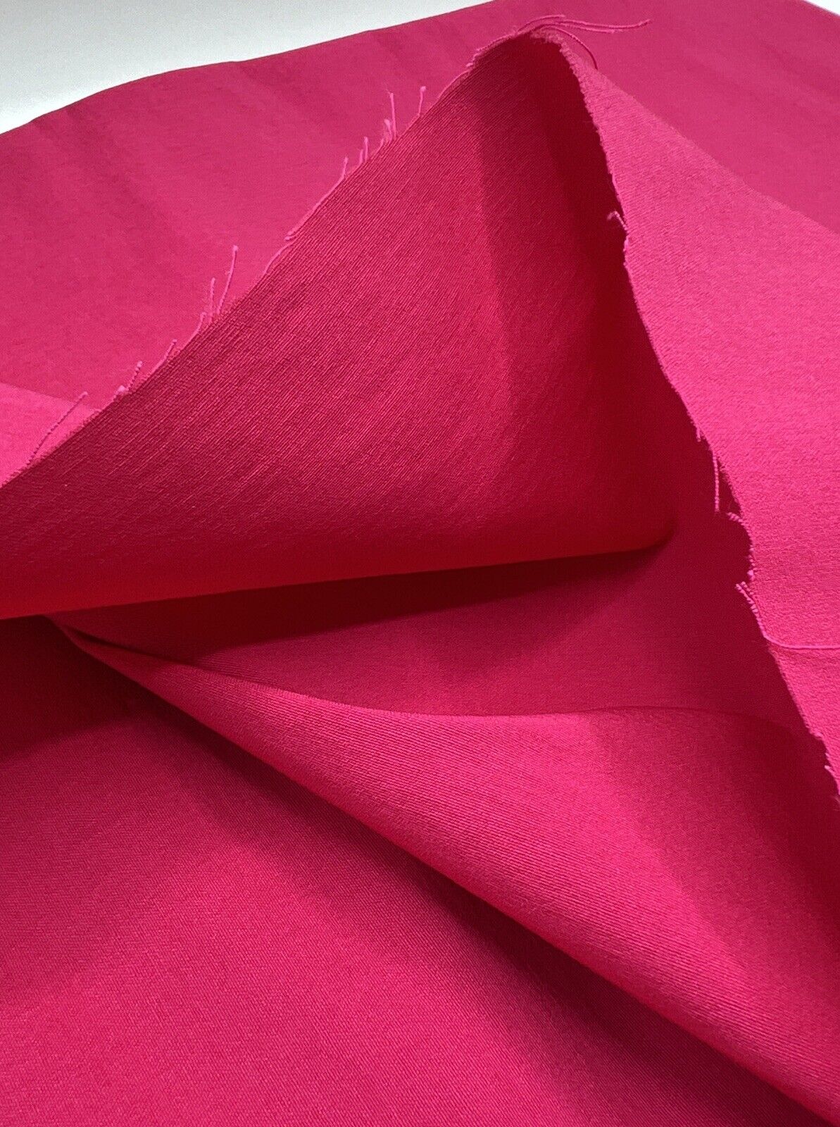 Hot Pink Bengaline Stretch Fabric - T9 Fabrics