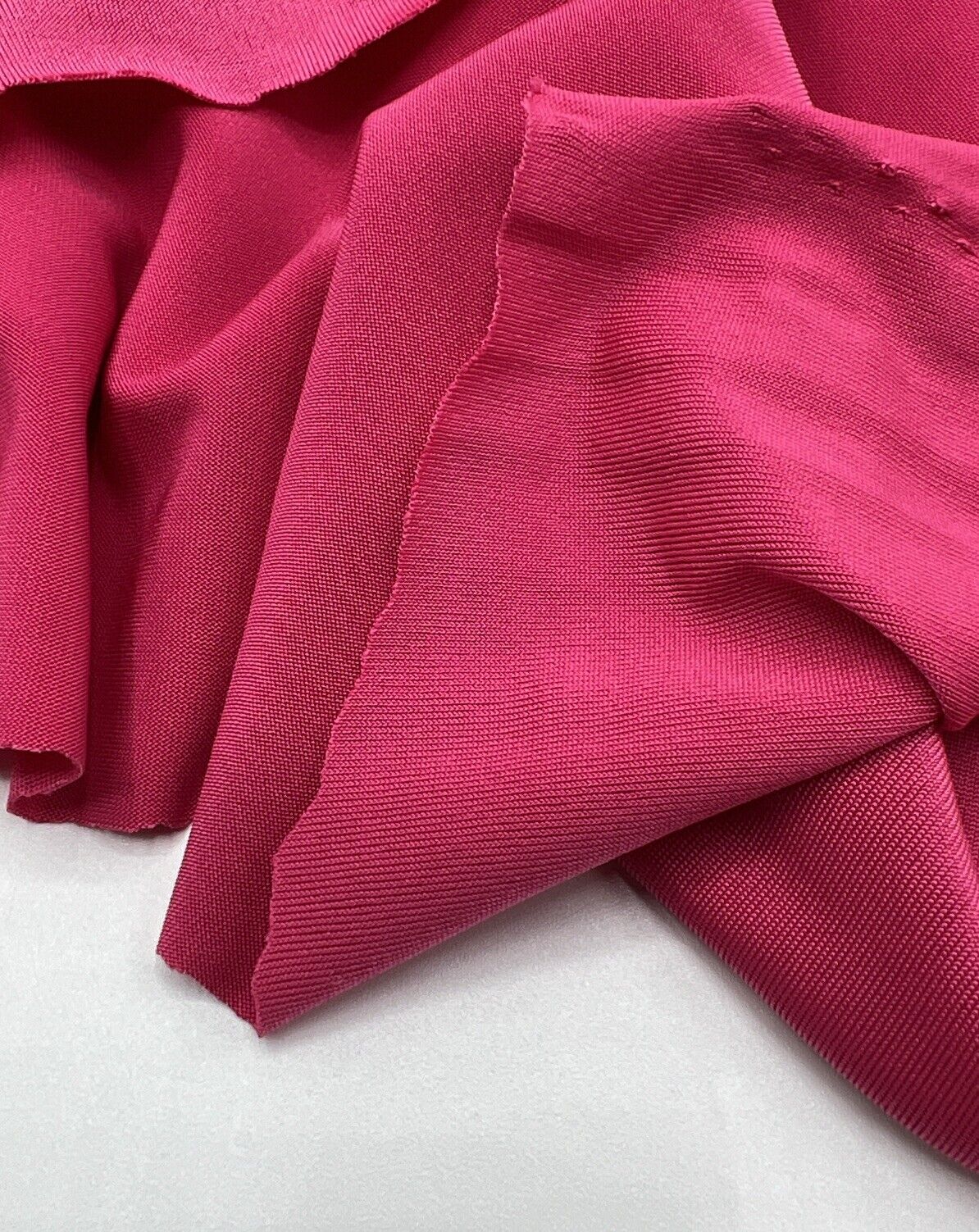 Hot Pink Plain Soft Touch Stretch Fabric - T9 Fabrics