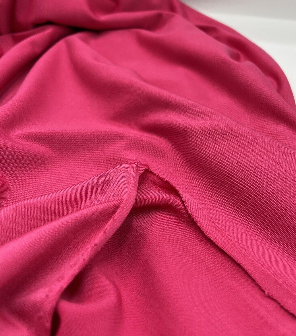 Hot Pink Plain Soft Touch Stretch Fabric - T9 Fabrics