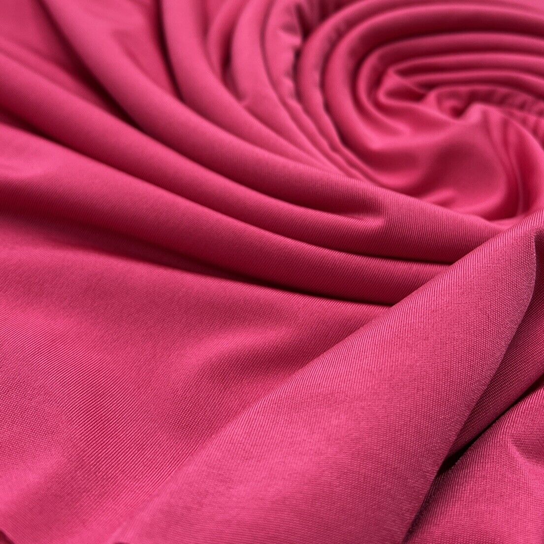 Hot Pink Plain Soft Touch Stretch Fabric - T9 Fabrics