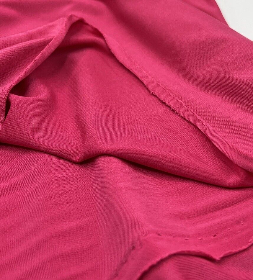 Hot Pink Plain Soft Touch Stretch Fabric - T9 Fabrics