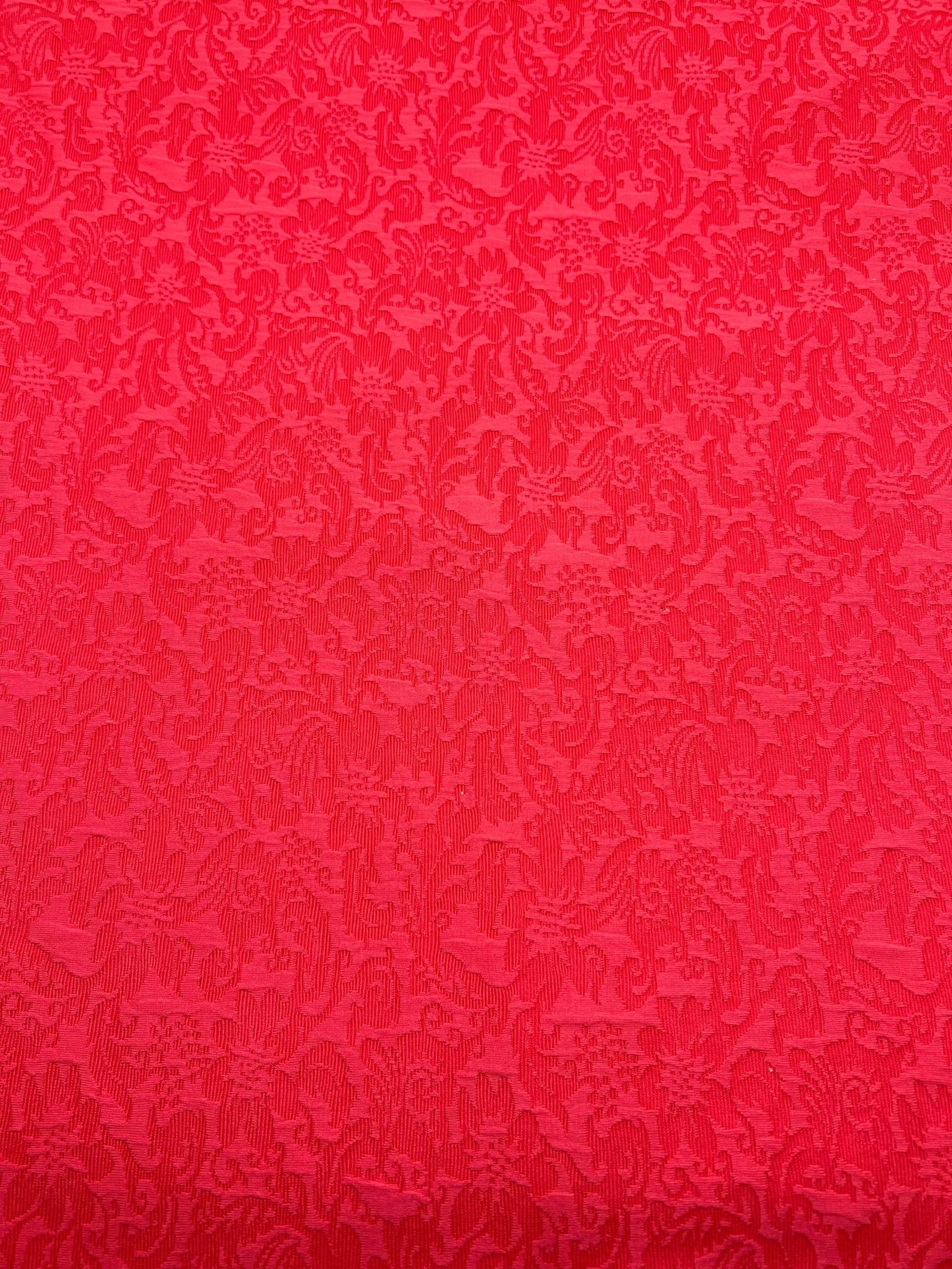 Hot Pink Textured Jacquard 2 Way Stretch Fabric - T9 Fabrics