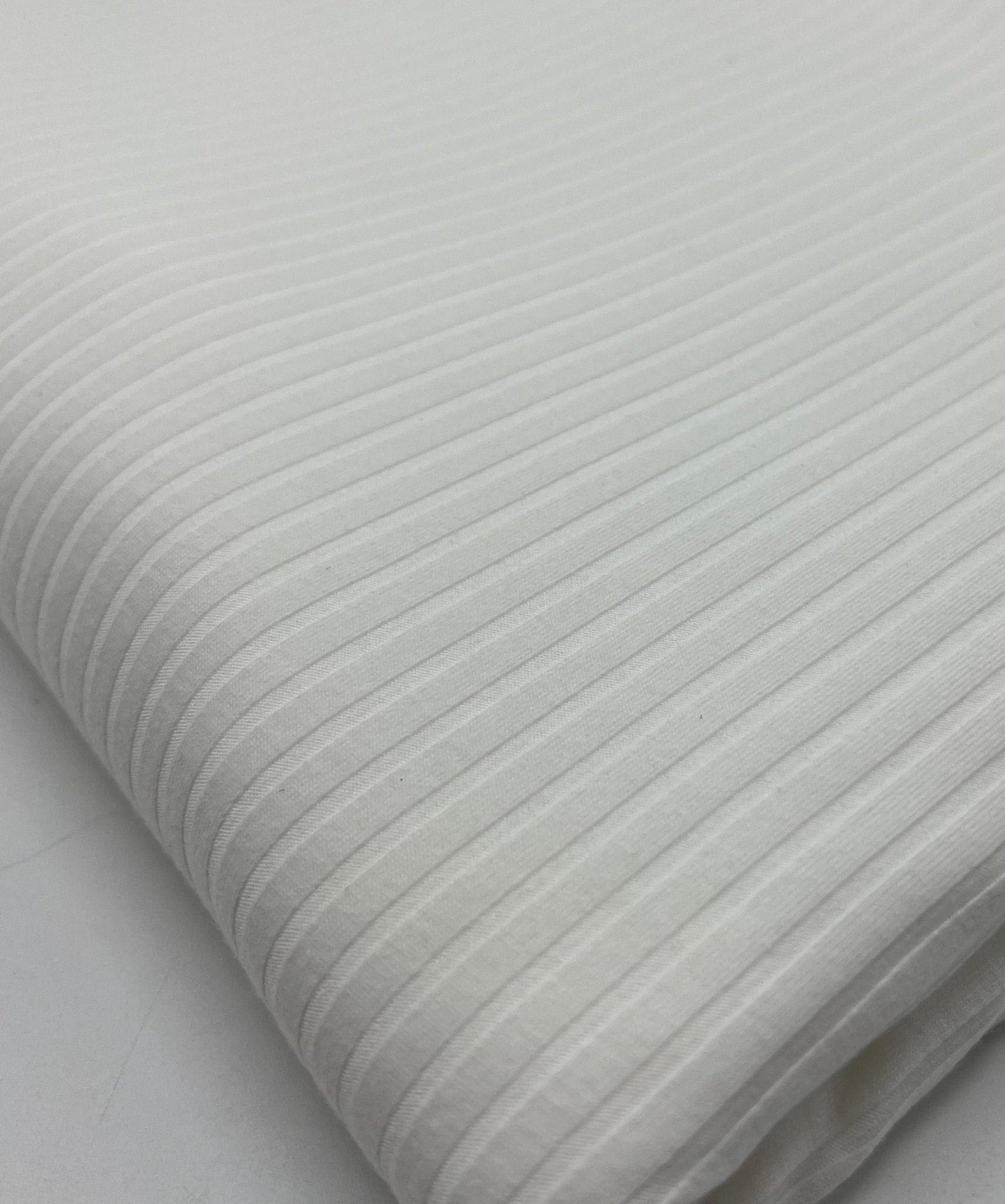 Ivory 8x4 Wide Rib Stretch Fabric - T9 Fabrics