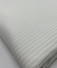 Ivory 8x4 Wide Rib Stretch Fabric - T9 Fabrics