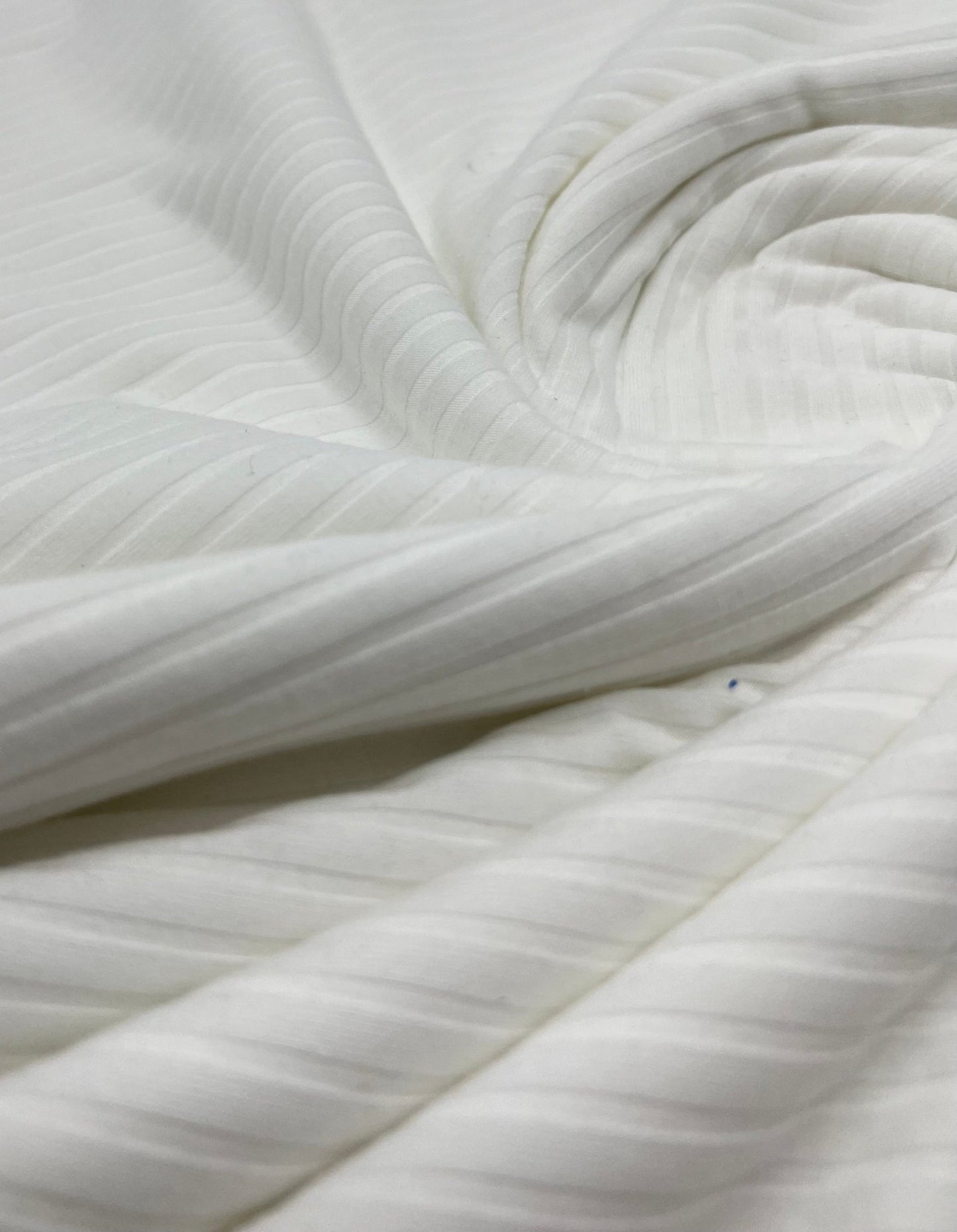 Ivory 8x4 Wide Rib Stretch Fabric - T9 Fabrics