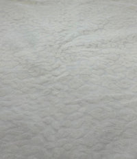 Ivory Cream Animal Embossed Mesh Fabric 2 Way Stretch - T9 Fabrics