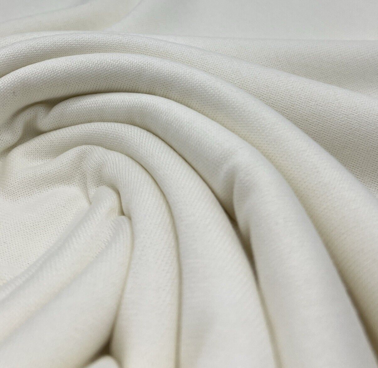 Ivory Melange Knit Stretch Fabric - T9 Fabrics