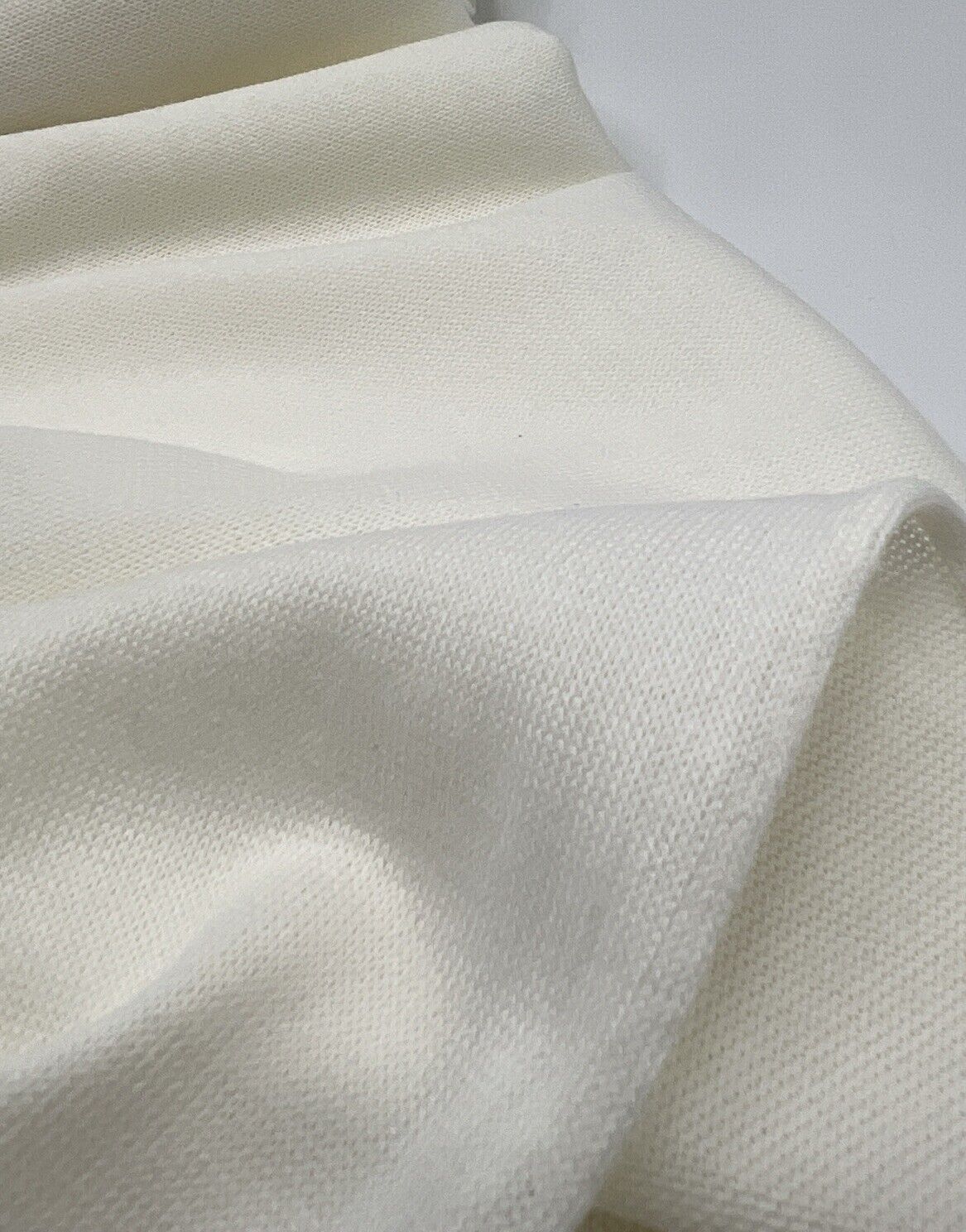 Ivory Melange Knit Stretch Fabric - T9 Fabrics