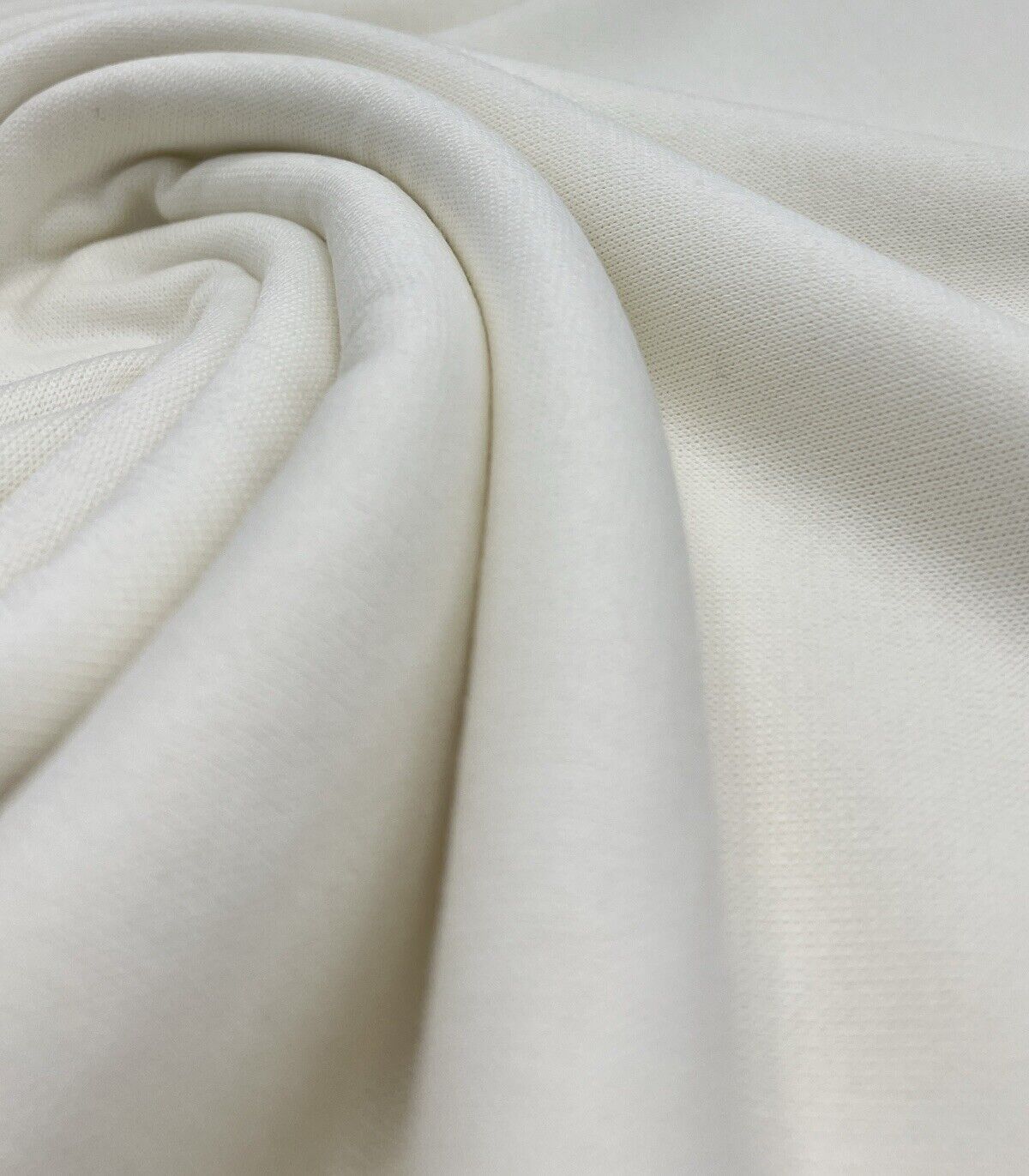 Ivory Melange Knit Stretch Fabric - T9 Fabrics