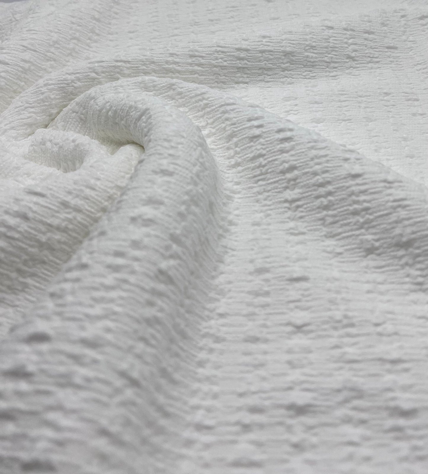 Ivory Popcorn Stretch Fabric - T9 Fabrics