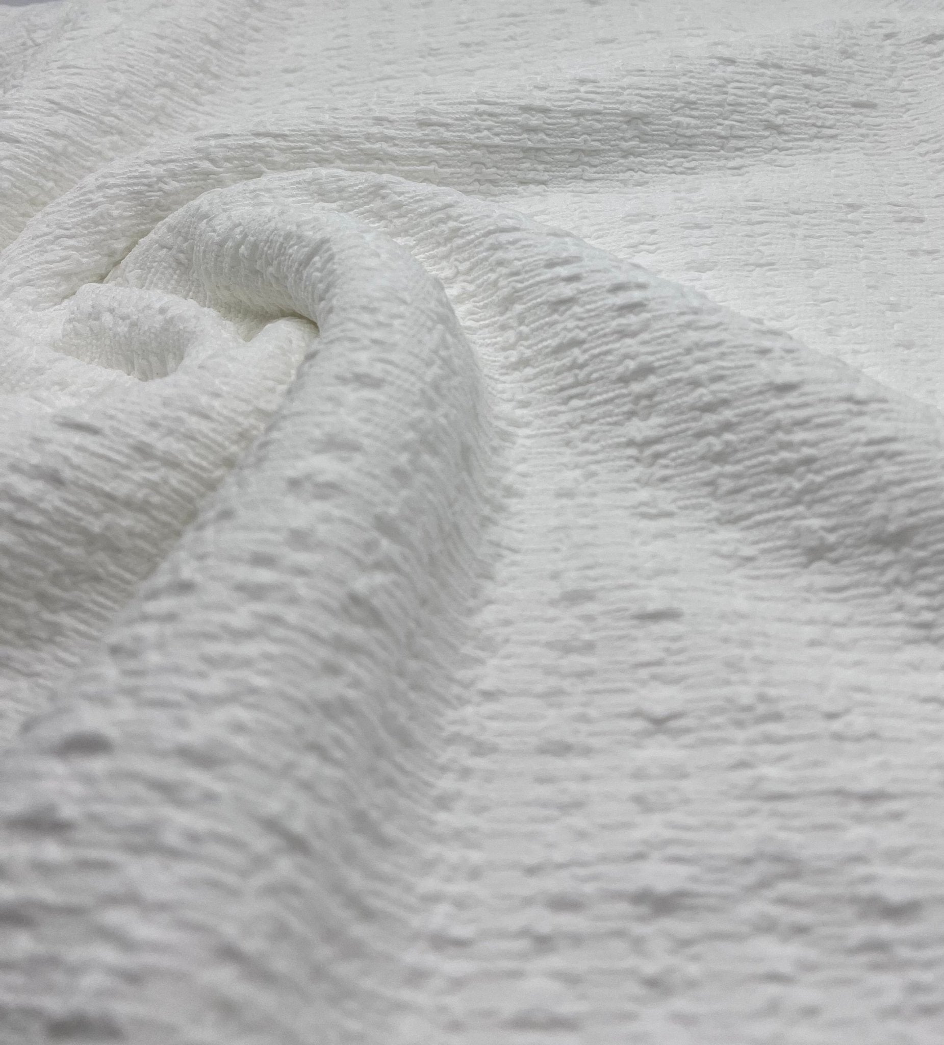 Ivory Popcorn Stretch Fabric - T9 Fabrics