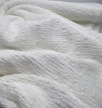 Ivory Popcorn Stretch Fabric - T9 Fabrics
