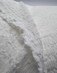 Ivory Popcorn Stretch Fabric - T9 Fabrics