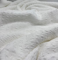 Ivory Popcorn Stretch Fabric - T9 Fabrics