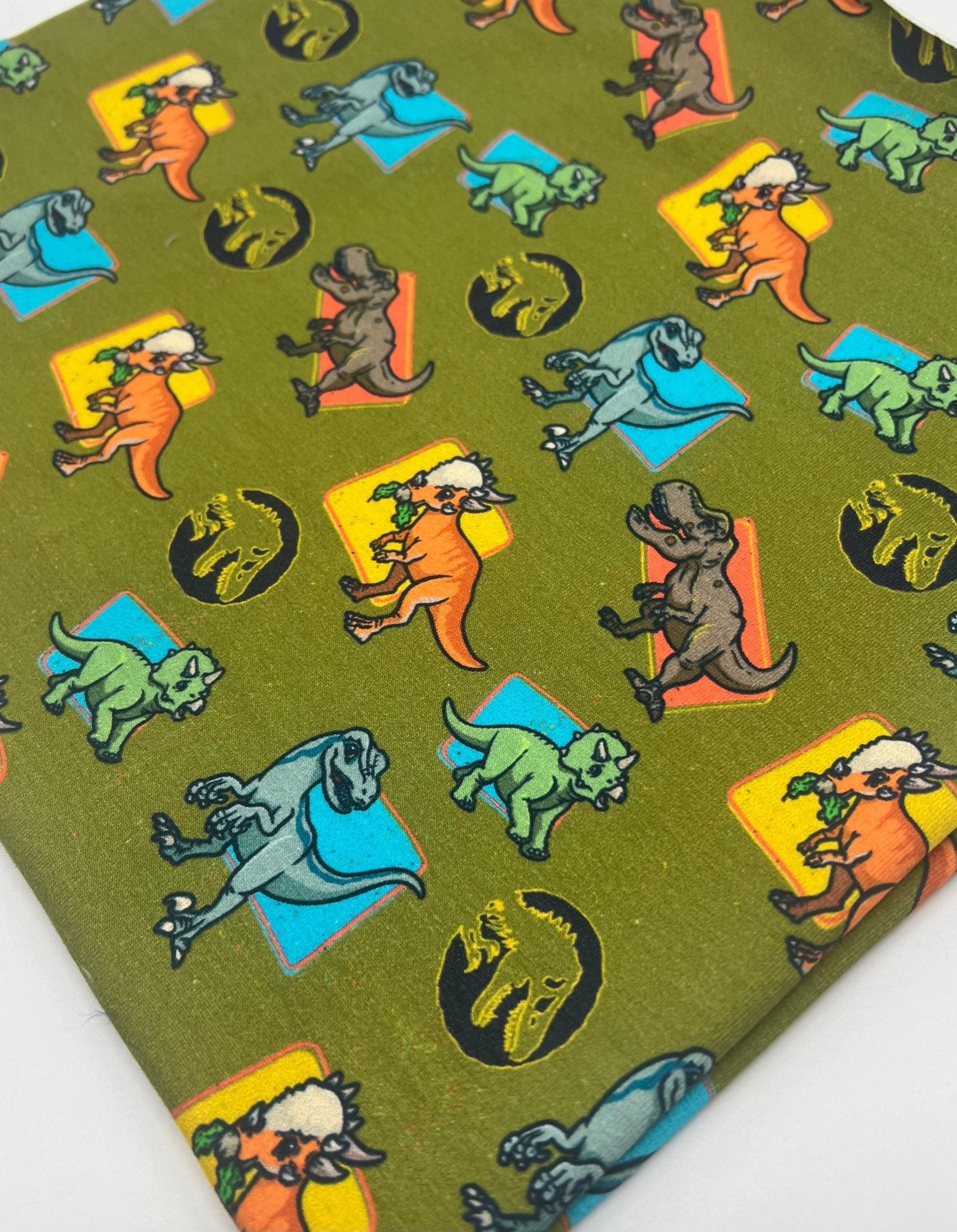 Jurassic World Cotton Stretch Jersey 200 GSM 95/5 Lycra 4 Way Stretch - T9 Fabrics
