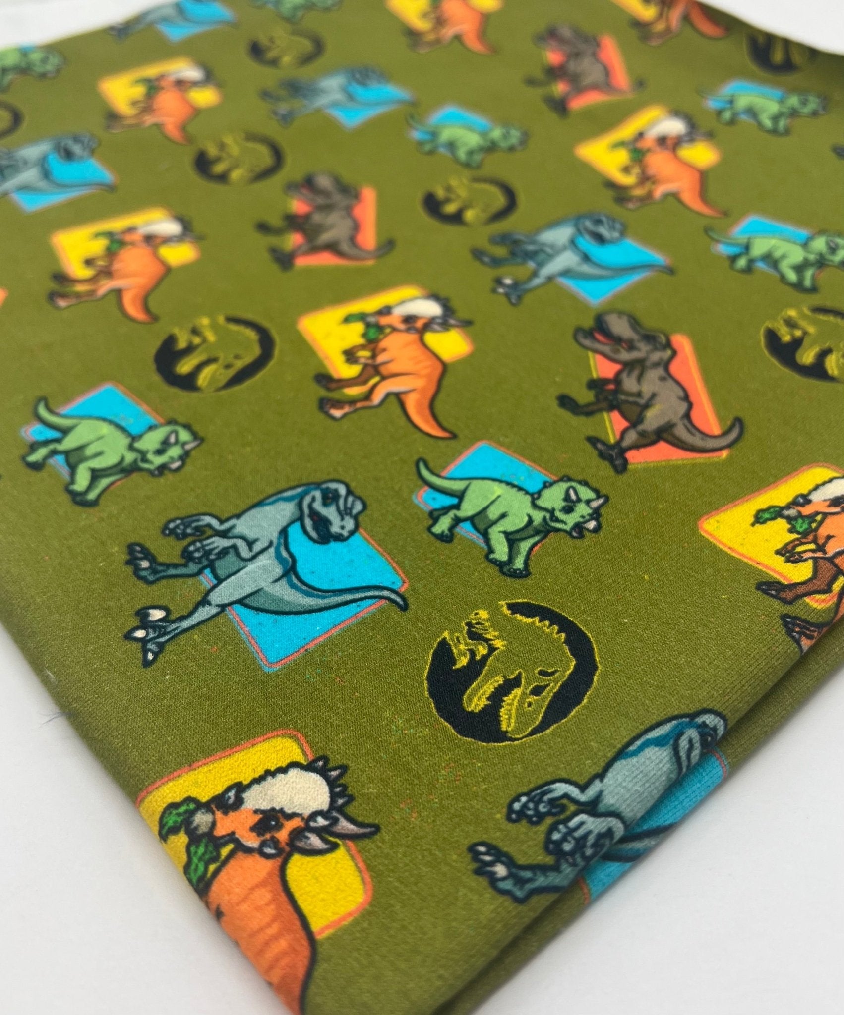 Jurassic World Cotton Stretch Jersey 200 GSM 95/5 Lycra 4 Way Stretch - T9 Fabrics