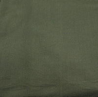 Khaki 2X1 Fine Rib Stretch Fabric - T9 Fabrics