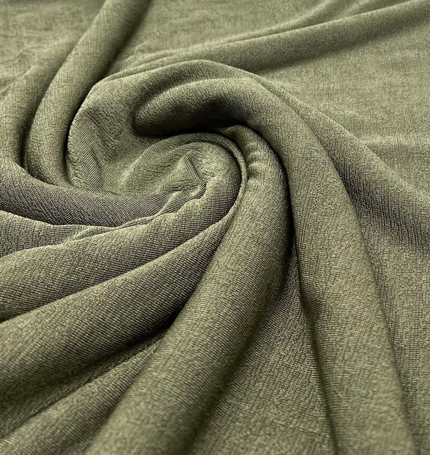 Khaki Acetate Slinky 4 Way Stretch Fabric - T9 Fabrics
