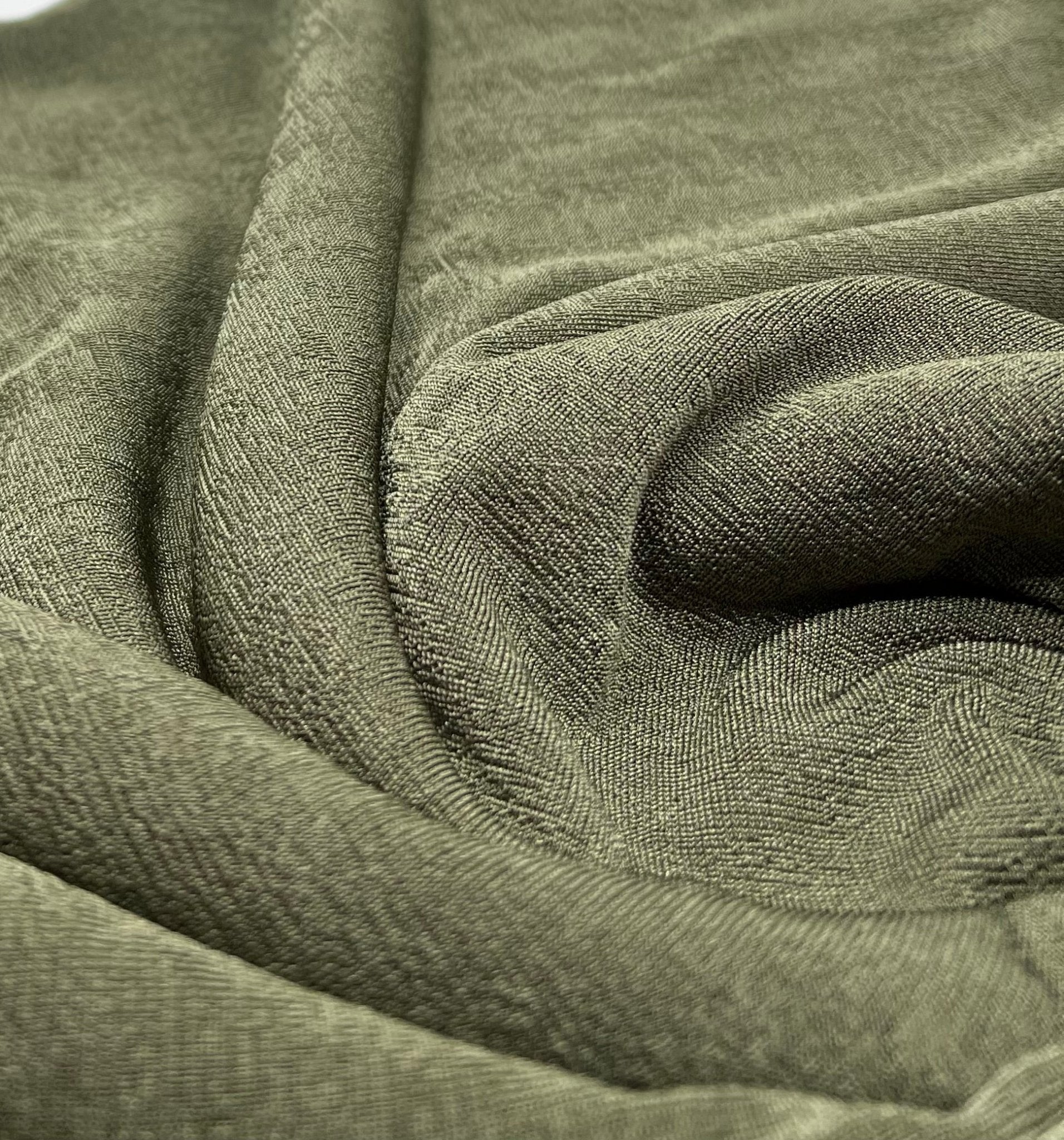 Khaki Acetate Slinky 4 Way Stretch Fabric - T9 Fabrics