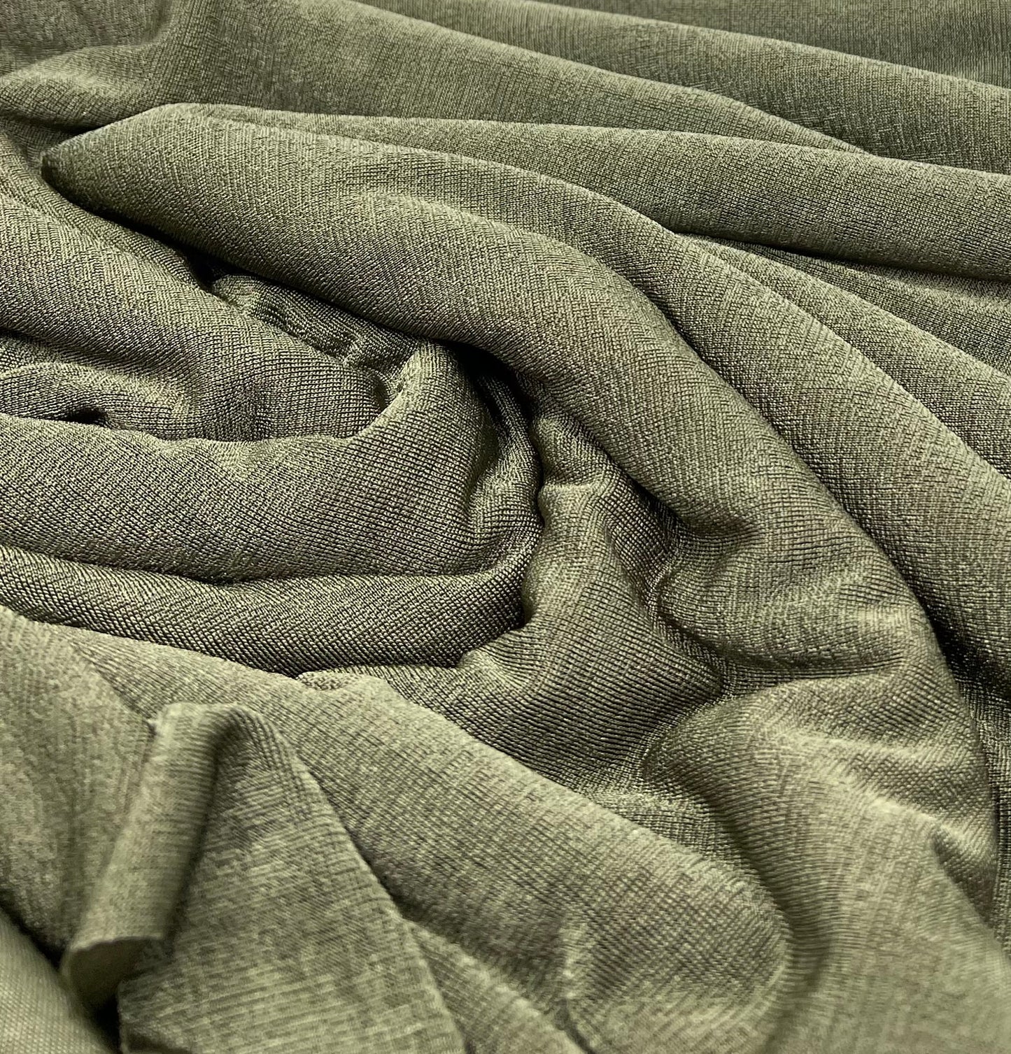 Khaki Acetate Slinky 4 Way Stretch Fabric - T9 Fabrics