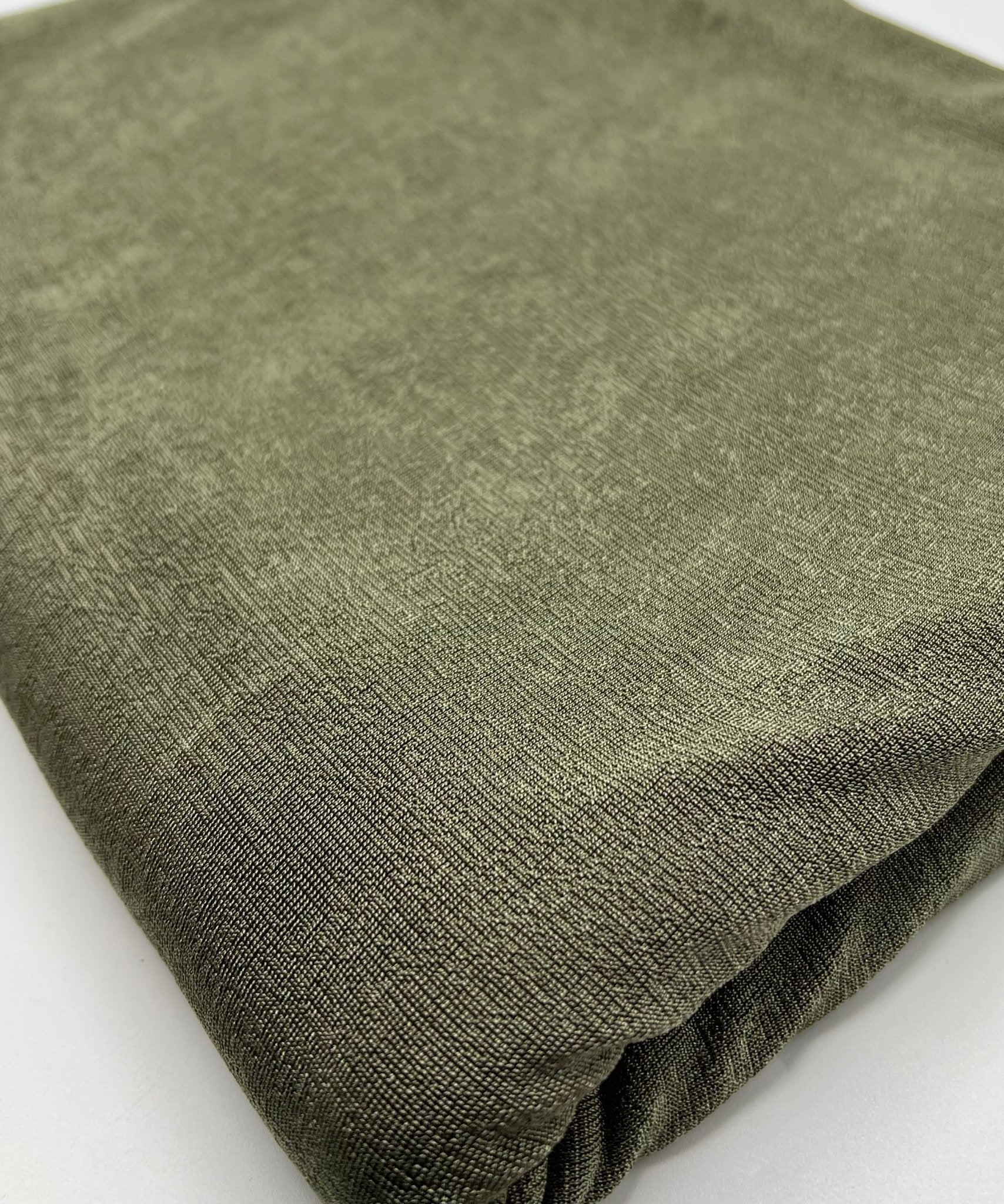 Khaki Acetate Slinky 4 Way Stretch Fabric - T9 Fabrics