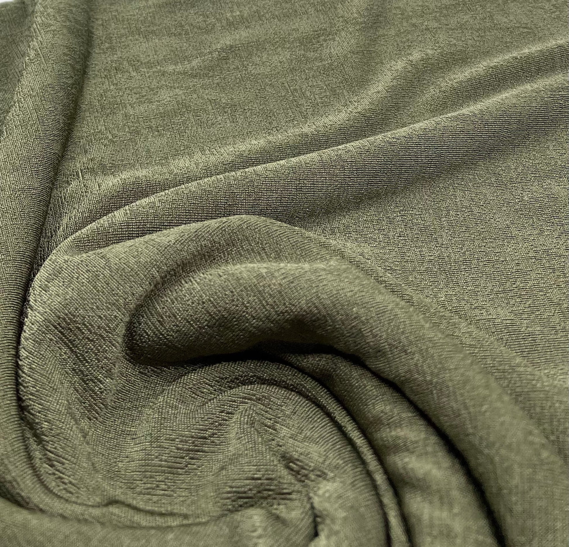 Khaki Acetate Slinky 4 Way Stretch Fabric - T9 Fabrics