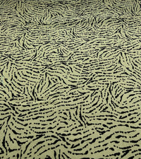 Khaki Black Mix Lightweight Non Stretch Woven Fabric - T9 Fabrics