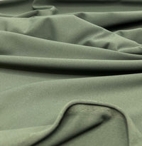 Khaki Cotton Touch 220GSM 4 Way Stretch Fabric - T9 Fabrics