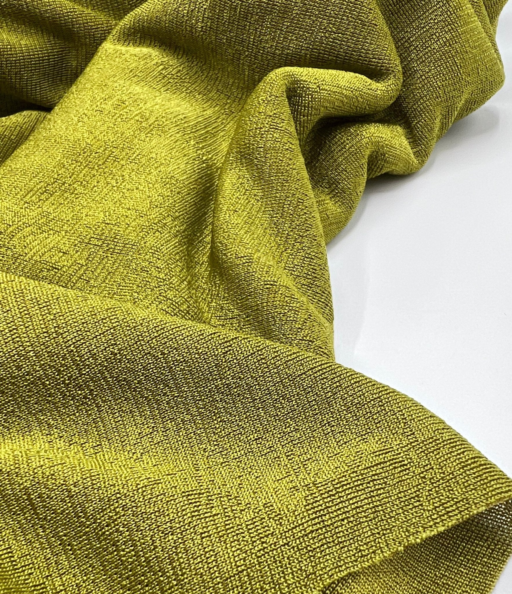 Khaki Green Acetate Slinky Stretch Fabric - T9 Fabrics