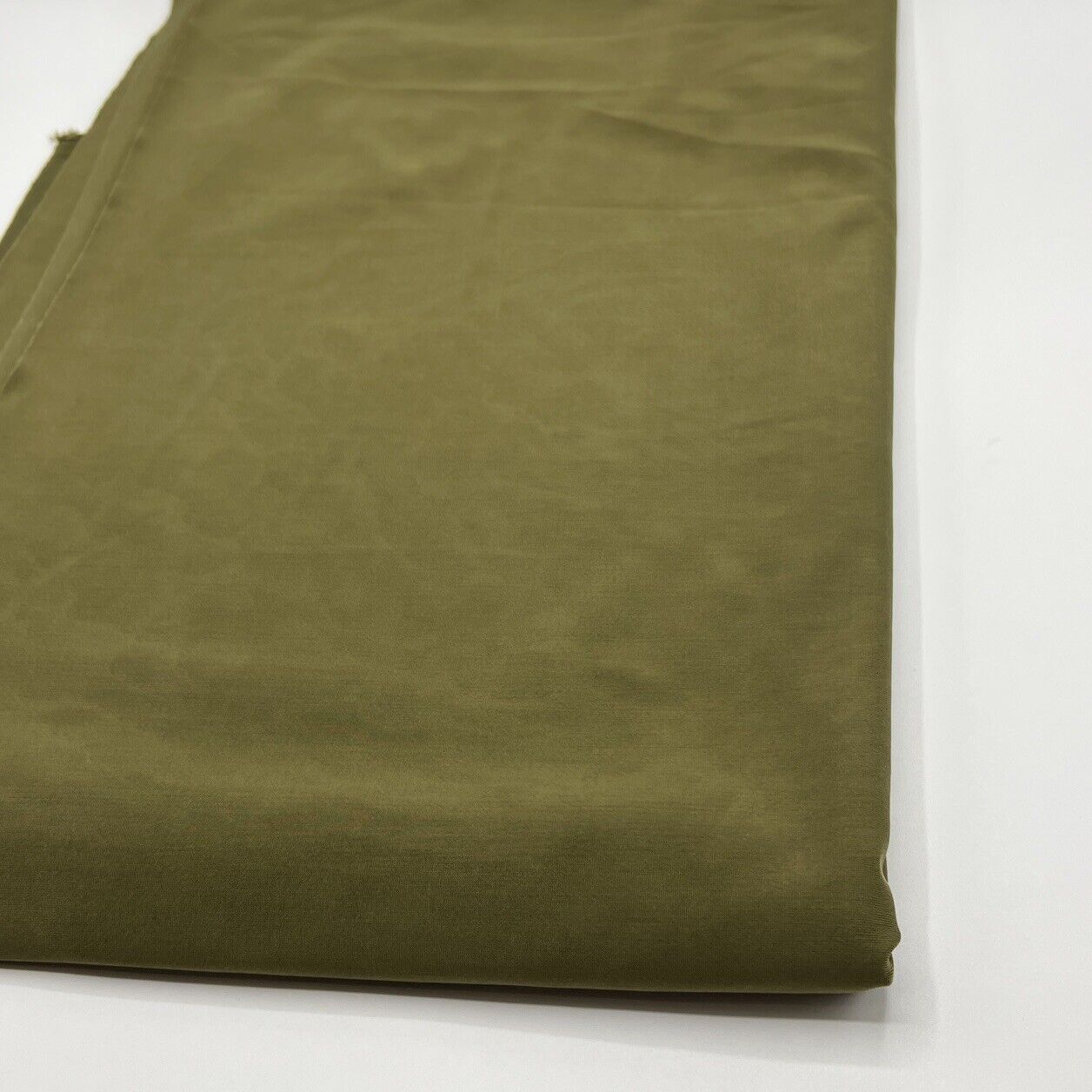 Khaki Green Plain Soft Touch Stretch Fabric - T9 Fabrics