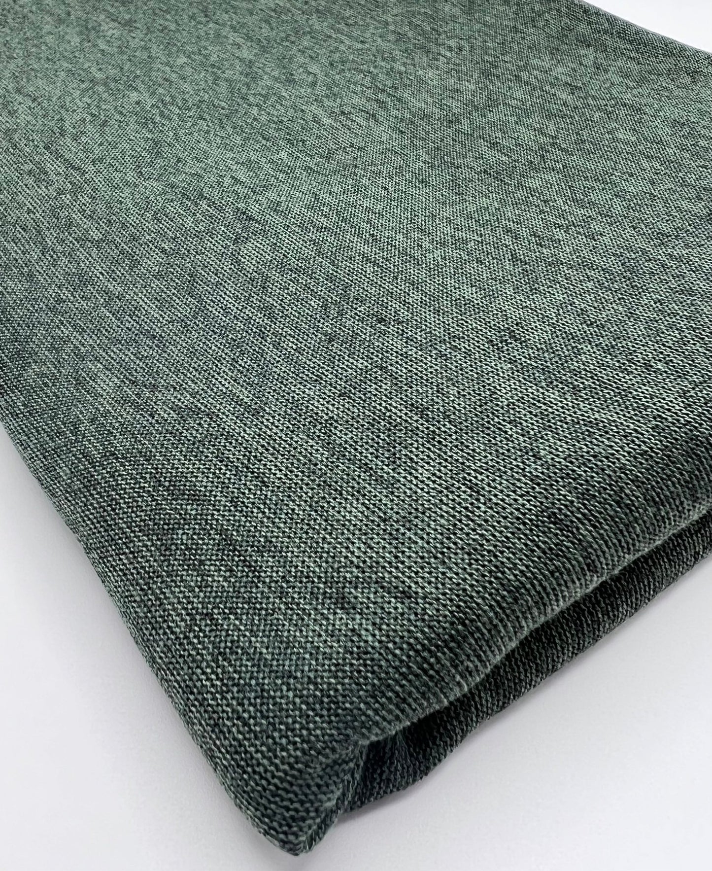 Khaki Melange Knit Stretch Fabric - T9 Fabrics