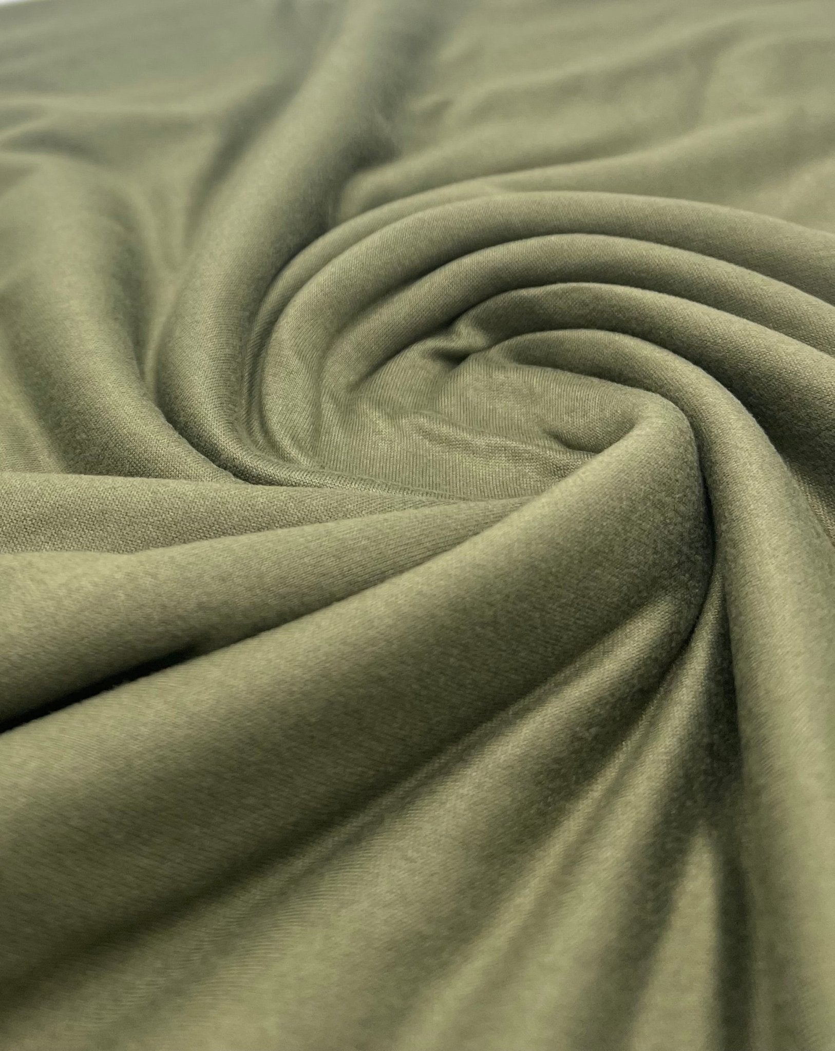 Khaki Plain Super Soft Bogota 4 Way Stretch Fabric - T9 Fabrics
