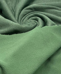 Khaki Polyester Sweatshirt Fleece Fabric - T9 Fabrics