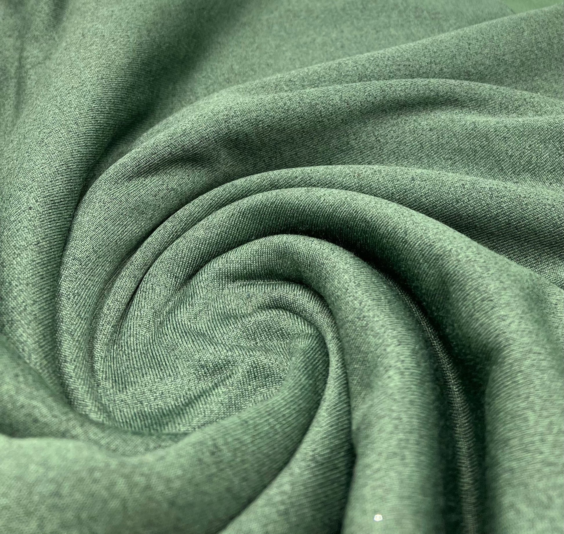 Khaki Polyester Sweatshirt Fleece Fabric - T9 Fabrics