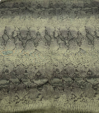 Khaki Snake Print Viscose Elastane Fabric - T9 Fabrics