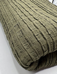 Khaki Textured Stretch Fabric - T9 Fabrics